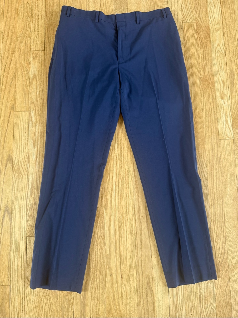 Lauren Ralph Lauren Mens 36x32 Slim Fit Blue Dress Pants Trousers
